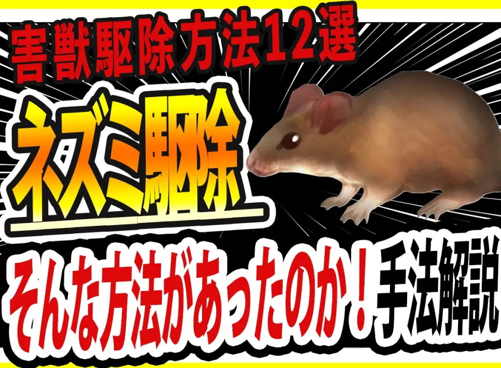 ネズミ駆除方法12選