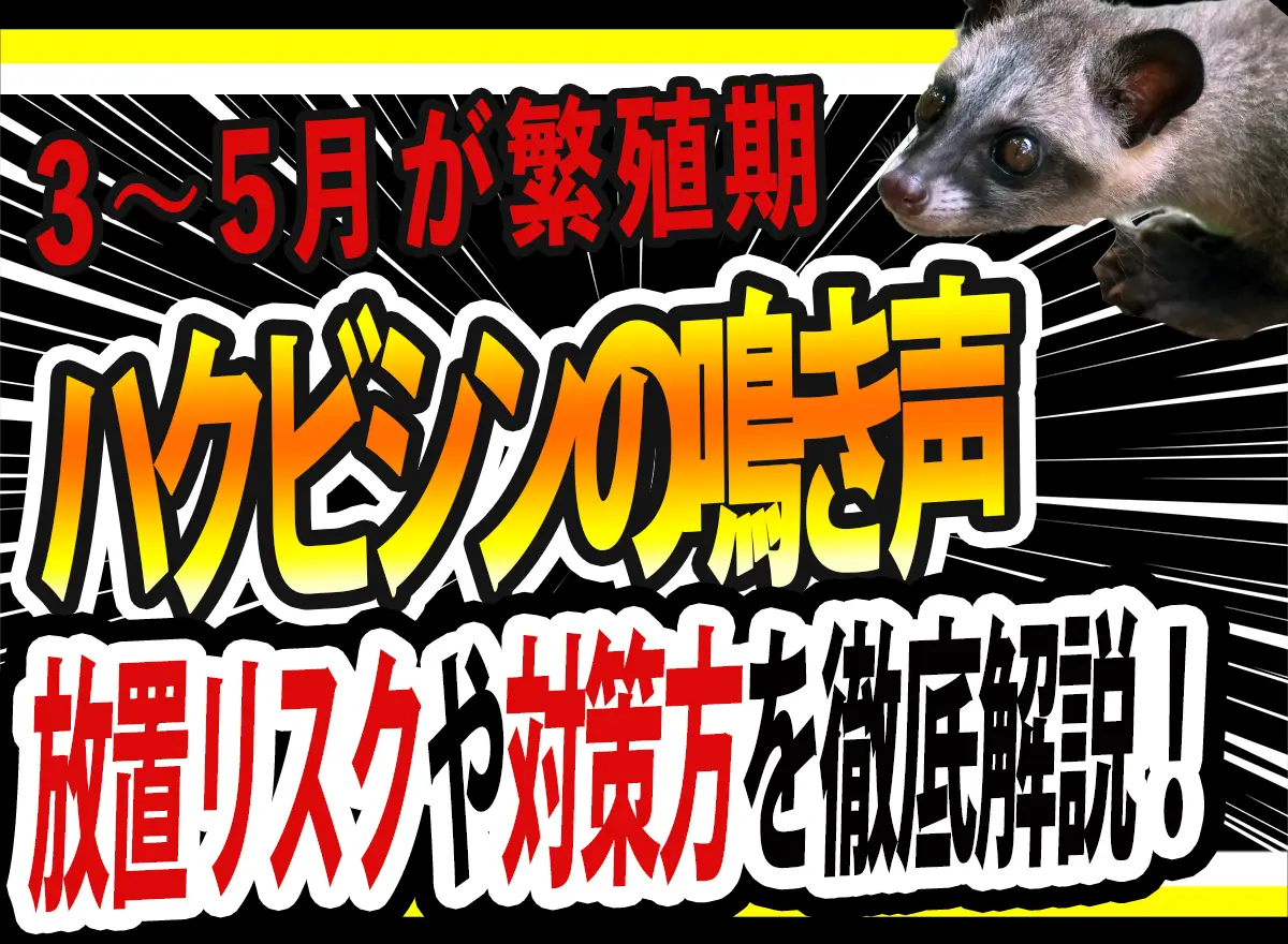 ハクビシンの鳴き声
